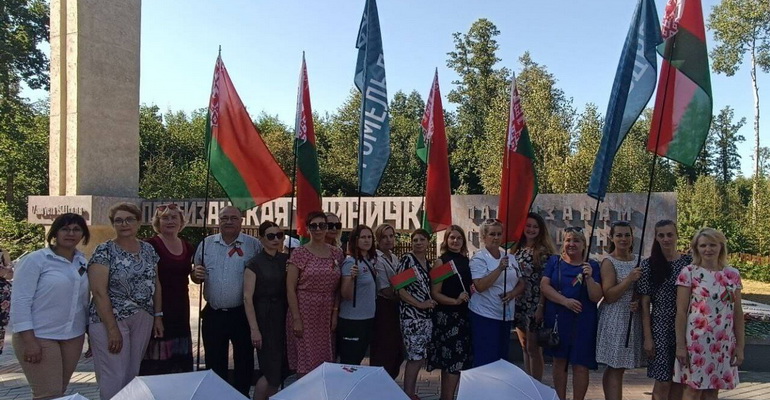 Представители коллектива ОАО"Гомельдрев"